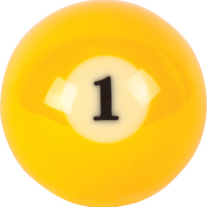 Super Aramith Pro Replacement Ball – #1 | Golden Break Billiards
